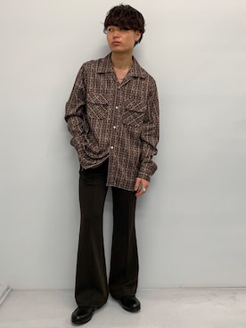 「STUDIOUS（ステュディオス）のアイテム（スリッポン）」を使った、ryotaさん（メンズ・160cm）の秋コーディネート