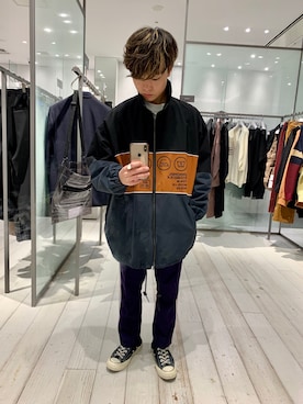 「シャリーフ(SHAREEF)」｜「アイテム（ジャケット/アウター）」を使った、ryotaさん（メンズ・160cm）の秋コーディネート