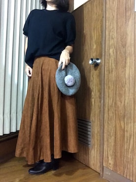 「fifth（フィフス）のアイテム」を使った、nykna5mamaさん（レディース・155cm）の秋コーディネート