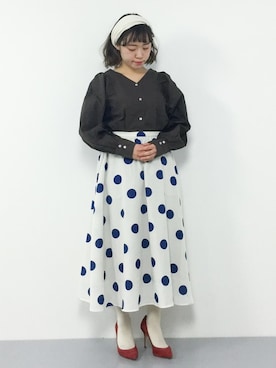 annaさん（レディース・155cm）の冬コーディネート
