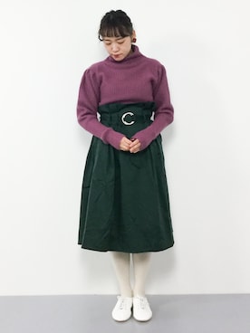 annaさん（レディース・155cm）の冬コーディネート