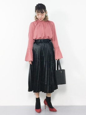 annaさん（レディース・155cm）の冬コーディネート