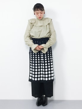 annaさん（レディース・155cm）の冬コーディネート