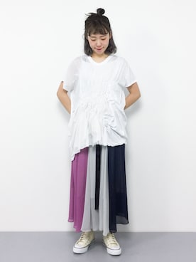 「くしゅくしゅ」｜annaさん（レディース・155cm）の冬コーディネート