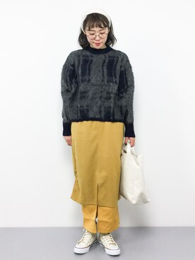 annaさん（レディース・155cm）の冬コーディネート