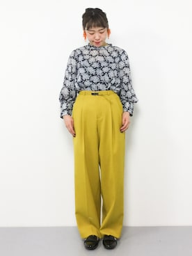 「テロテロ」｜annaさん（レディース・155cm）の冬コーディネート