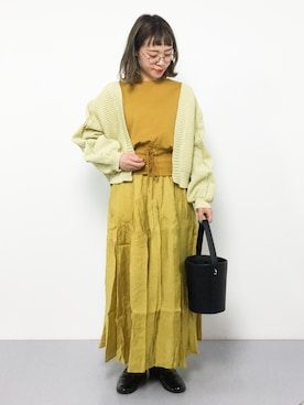 annaさん（レディース・155cm）の冬コーディネート