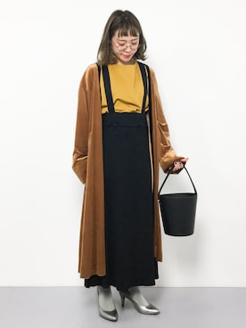 annaさん（レディース・155cm）の冬コーディネート