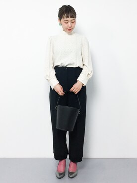 annaさん（レディース・155cm）の冬コーディネート