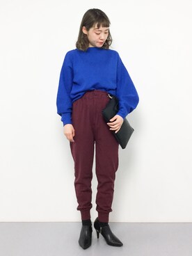 annaさん（レディース・155cm）の冬コーディネート