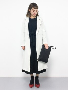 annaさん（レディース・155cm）の冬コーディネート