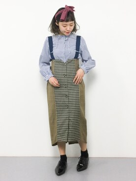 annaさん（レディース・155cm）の冬コーディネート