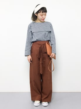 annaさん（レディース・155cm）の冬コーディネート