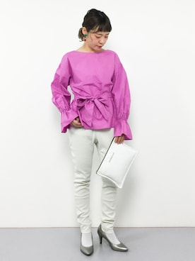 annaさん（レディース・155cm）の春コーディネート