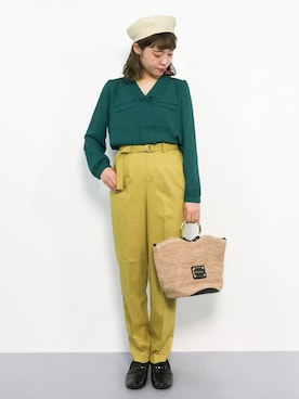 annaさん（レディース・155cm）の春コーディネート