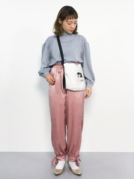 「ラベンダー」｜annaさん（レディース・155cm）の春コーディネート