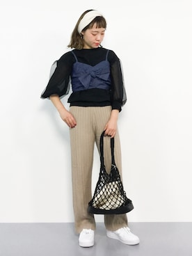 annaさん（レディース・155cm）の春コーディネート