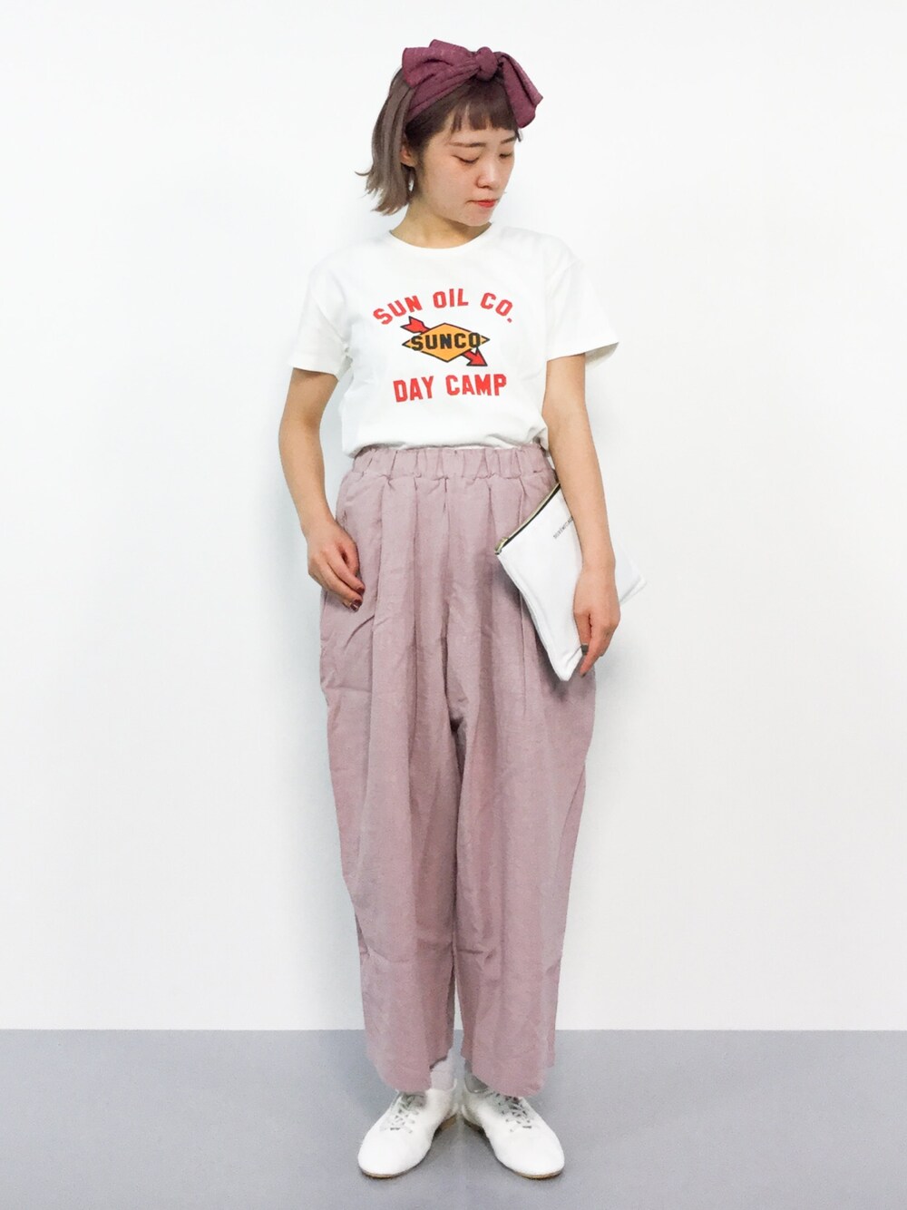 annaさんの「‘’SUNCO‘’ロゴプリントTシャツ（CIAOPANIC）」を使ったコーディネート