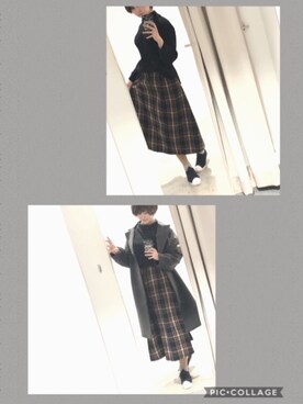 「アイテム（スリッポン）」を使った、a_purple_45さん（レディース・165cm・20代）の冬コーディネート