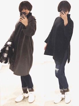 a_purple_45さん（レディース・165cm）の冬コーディネート