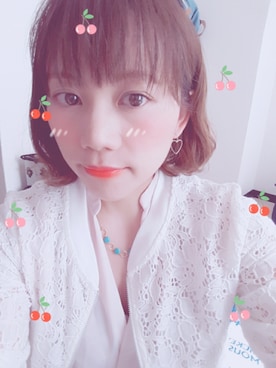 「アイテム（ブルゾン）」を使った、anzuさん（レディース・146cm・30代）の夏コーディネート