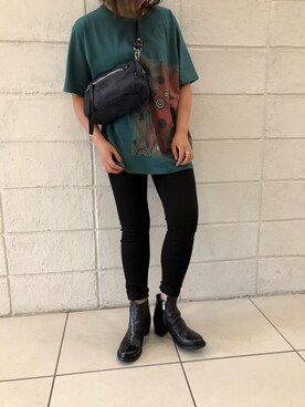 「OURET（オーレット）のアイテム」を使った、kiyomiさん（レディース・156cm）の夏コーディネート