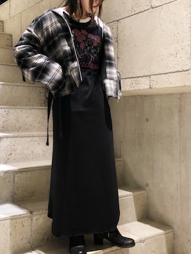 「CHRISTIAN DADA（クリスチャンダダ）のアイテム」を使った、kiyomiさん（レディース・155cm）の冬コーディネート