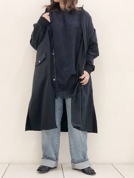 「B'2nd（ビーセカンド）のアイテム（ワンピース/ドレス）」を使った、kiyomiさん（レディース・155cm）の冬コーディネート