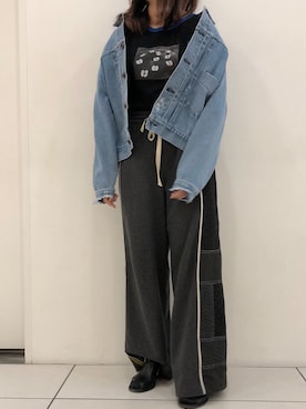 「CHRISTIAN DADA（クリスチャンダダ）のアイテム」を使った、kiyomiさん（レディース・155cm）の冬コーディネート