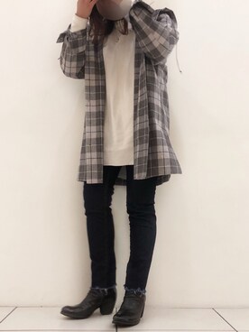 「OURET（オーレット）のアイテム」を使った、kiyomiさん（レディース・155cm）の春コーディネート