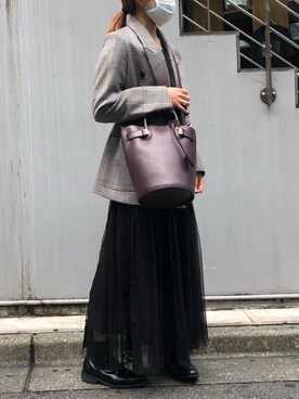「ED ROBERT JUDSON（エドロバートジャドソン）のアイテム」を使った、kiyomiさん（レディース・155cm）の秋コーディネート