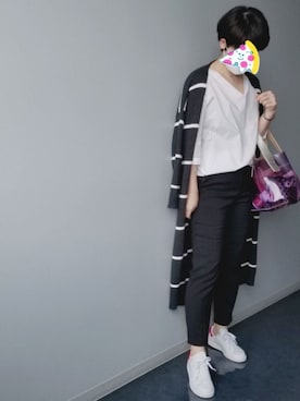 「雨」｜「アイテム（その他アウター）」を使った、ゆうゆさん（レディース・165cm）の春コーディネート