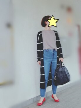 「秋のブラウンスタイル」｜「アイテム（その他アウター）」を使った、ゆうゆさん（レディース・165cm）の秋コーディネート