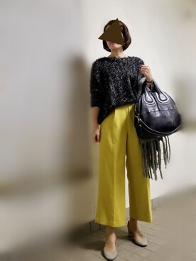 「GIVENCHY（ジバンシイ）のアイテム（ハンドバッグ）」を使った、ゆうゆさん（レディース・165cm）の秋コーディネート