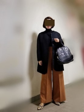 「GIVENCHY（ジバンシイ）のアイテム（ハンドバッグ）」を使った、ゆうゆさん（レディース・165cm）の秋コーディネート