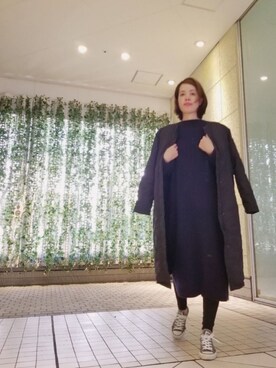 「coca（coca）（コカ）のアイテム（その他アウター）」を使った、ゆうゆさん（レディース・165cm）の冬コーディネート