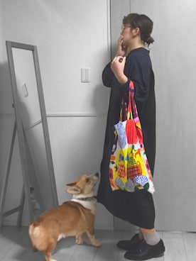 「金子眼鏡（カネコガンキョウ）のKilgore Glasses - Made by Kaneko Optical / ボストン型眼鏡 - 金子眼鏡製（メガネ）」を使った、kikiさん（レディース・164cm）の秋コーディネート