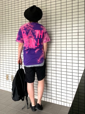 「LEMAIRE（ルメール）のアイテム（スリッポン）」を使った、しょぼさん（メンズ・165cm）の夏コーディネート