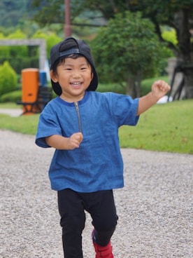 「遊園地」｜「アイテム（その他）」を使った、Reeさん（キッズ・90cm）の秋コーディネート