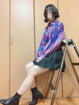 「オルチャンファッション」｜「アイテム（ブーツ）」を使った、nekosan12さん（レディース・150cm）の冬コーディネート