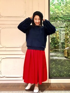 「ファルファーレ」｜Nanae さん（レディース・155cm）の秋コーディネート