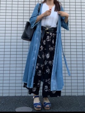きぃすけさん（レディース・159cm）の夏コーディネート