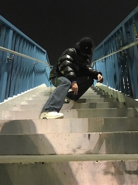 「KANGOL（カンゴール）の【KANGOL】Furgora Casual / 【カンゴール】ファーゴラ　カジュアル（ハット）」を使った、伊吹さん（メンズ・174cm）の冬コーディネート