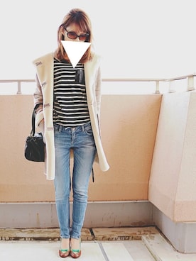 「Marc by Marc Jacobs（マークバイマークジェイコブス）のアイテム（パンプス）」を使った、Lilick0408さん（レディース・163cm）の冬コーディネート