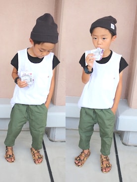 Lilick0408さん(キッズ・110cm)の夏コーディネート