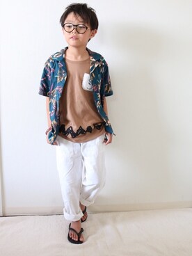 Lilick0408さん（キッズ・122cm）の夏コーディネート