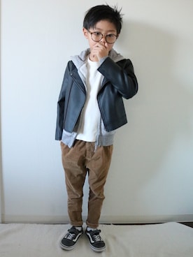 Lilick0408さん（キッズ・124cm）の冬コーディネート