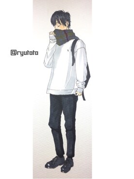 「GIORDANO」｜かのさん（レディース・163cm）の冬コーディネート