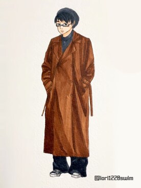 「humor」｜かのさん（メンズ・170cm）の冬コーディネート