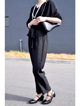 「スーツコーデ」｜NANACOSさん（レディース・155cm）の春コーディネート